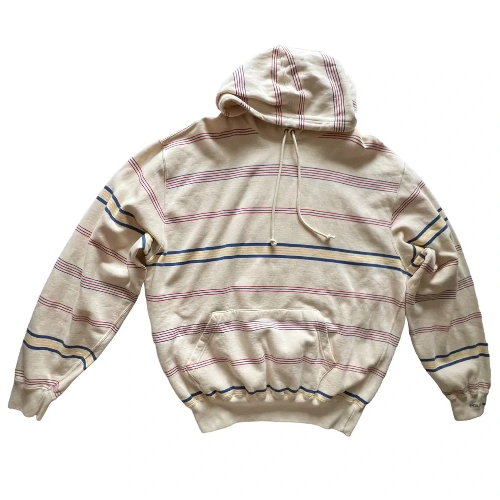 Polo Ralph Lauren Vintage Stripe Hoodie | LARGE NWOT_5
